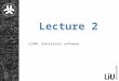 Lecture 2 LISAM. Statistical software.. LISAM What is LISAM? Social network for Creating personal pages Creating courses  Storing course materials (lectures,