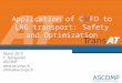 Application of CMFD to LNG transport: Safety and Optimization March 2015 C. Narayanan ASCOMP  chidu@ascomp.ch