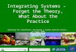 Integrating Systems – Forget the Theory, What About the Practice Greening the Greenhouse: Designing a Carbon Neutral Future – 2 nd April 2008