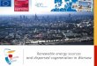 Renewable energy sources and dispersed cogeneration in Warsaw