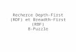 Recherce Depth-First (RDF) et Breadth-First (RBF) 8-Puzzle