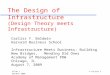 Slide 1 © Carliss Y. Baldwin 2008 The Design of Infrastructure (Design Theory meets Infrastructure) Carliss Y. Baldwin Harvard Business School Infrastructure