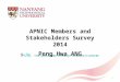 APNIC Members and Stakeholders Survey 2014 Peng Hwa ANG 1