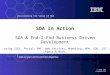 © 2006 IBM Corporation SOA on your terms and our expertise Discovering the Value of SOA SOA In Action SOA & End-2-End Business Driven Development using