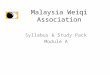Malaysia Weiqi Association Syllabus & Study Pack Module A