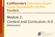 04.05.12 Module 2: Content and Curriculum, K-8 Mathematics