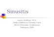 Sinusitis Laura Saldivar, M.D. Duke Children’s Primary Care HOCC Preclinic Conference February 2008