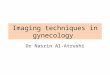 Imaging techniques in gynecology Dr Nasrin Al-Atrushi