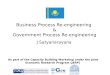 Business Process Re-engineering & Government Process Re-engineering J Satyanarayana As part of the Capacity Building Workshop under the Joint Economic
