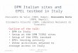 DPM Italian sites and EPEL testbed in Italy Alessandro De Salvo (INFN, Roma1), Alessandra Doria (INFN, Napoli), Elisabetta Vilucchi (INFN, Laboratori Nazionali