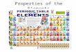 Properties of the Elements. What are elements? Elements are… Pure substances made of one type of atom