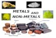 NON-METALS METALS AND. Elements can be classified as : METALS NON METALS on the basis of their properties… INTRODUCTION