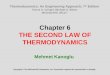 Chapter 6 THE SECOND LAW OF THERMODYNAMICS Mehmet Kanoglu Copyright © The McGraw-Hill Companies, Inc. Permission required for reproduction or display