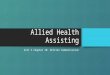 Allied Health Assisting Unit 5 Chapter 10: Written Communication