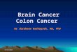 13/12/20101 Brain Cancer Colon Cancer Dr Ibraheem Bashayreh, RN, PhD