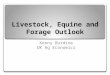 Livestock, Equine and Forage Outlook Kenny Burdine UK Ag Economics