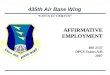“CITUS ET CERTUS” 435th Air Base Wing AFFIRMATIVE EMPLOYMENT 480-2137 DPCS Teams A/B 2007