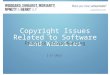 Copyright Issues Related to Software and Websites Practice Group Meeting 1-17-2013