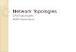 Network Topologies LAN topologies WAN topologies