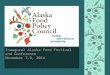 Inaugural Alaska Food Festival and Conference November 7-9, 2014