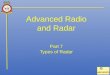 Advanced Radio and Radar Part 7 Types of Radar. Introduction We have already looked at the general principle of operation of both radio communication