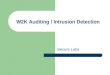 W2K Auditing / Intrusion Detection Secure Labs Overview What is Auditing / Effective Auditing Auditing Strategy / Intrusion Detection Strategy W2K Auditing