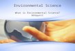 What is Environmental Science? Webquest Environmental Science