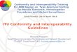 ITU Conformity and Interoperability Guidelines Conformity and Interoperability Training for ARB Region on Type Approval testing for Mobile Terminals, Homologation