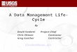 A Data Management Life-Cycle By David Ferderer Project Chief Chris SkinnerContractor Greg GuntherContractor dferdere@usgs.gov