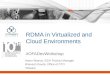 RDMA in Virtualized and Cloud Environments #OFADevWorkshop Aaron Blasius, ESXi Product Manager Bhavesh Davda, Office of CTO VMware