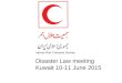 Iranian Red Crescent Society Disaster Law meeting Kuwait 10-11 June 2015