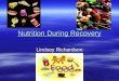 Nutrition During Recovery Lindsey Richardson. Nutrition for the Addict Nutrition for the Addict  An addict will spend most of the day doing, searching