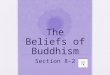 The Beliefs of Buddhism Section 8-2 Standards H-SS 6.5.5 Know the life and moral teaching of the Buddha and how Buddhism spread in India, Ceylon, and