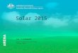 1 Solar 2015 Ivor Frischknecht Chief Executive Officer 14 May 2015