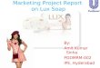 Marketing Project Report on Lux Soap By: Amit Kumar Sinha PGDMRM-002 IPE, Hyderabad
