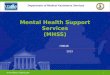 H0046  1 Department of Medical Assistance Services Mental Health Support Services (MHSS) 2013