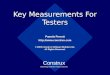 Key Measurements For Testers Pamela Perrott  © 2003 Construx Software Builders Inc. All Rights Reserved. Construx Delivering Software