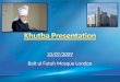 31/07/2009 Bait ul Futuh Mosque London. Huzur (aba) said that we should thank Allah the Exalted who made the Jama’at Ahmadiyya one unit Success of Jalsa