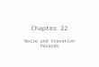 Chapter 22 Noise and Vibration Hazards. Major Topics Hearing loss prevention terms Hazard levels and risk Standards and regulations Worker’s compensation