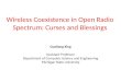 Wireless Coexistence in Open Radio Spectrum: Curses and Blessings Guoliang Xing Assistant Professor Department of Computer Science and Engineering Michigan