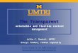 The Transparent Website: extensible and flexible content management Julia C. Daniel; UMTRI Everyl Yankee; Yankee Ingenuity