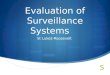 Evaluation of Surveillance Systems St Lukes-Roosevelt