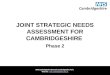 NHS Cambridgeshire (formerly Cambridgeshire PCT) Web site:  JOINT STRATEGIC NEEDS ASSESSMENT FOR CAMBRIDGESHIRE