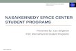 NASA/KENNEDY SPACE CENTER STUDENT PROGRAMS Presented by: Lisa Singleton KSC Recruitment & Student Programs National Aeronautics and Space Administration