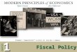 18 CHAPTER D YNAMIC P OWER P OINT ™ S LIDES BY S OLINA L INDAHL Fiscal Policy