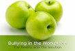 Bullying in the Workplace The Reality and The Solution