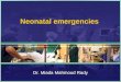 MMR Neonatal emergencies Dr. Miada Mahmoud Rady. MMR Definitions I.Newborn : A recently born infant, usually during the first few hours of life. II.Neonate