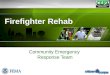 Firefighter Rehab Community Emergency Response Team