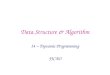 Data Structure & Algorithm 14 – Dynamic Programming JJCAO