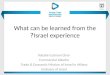What can be learned from the Israel experience? Natalie Gutman Chen Commercial Attache Trade & Economic Mission of Israel in Milano Embassy of Israel